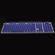 Pudding Double-layer Two-color 108-key Mechanical Translucent Keycap(Dark Blue) - Silicone / Sticker by PMC TechLife | Online Shopping South Africa | PMC TechLife | Buy Now Pay Later Mobicred