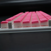 Pudding Double-layer Two-color 108-key Mechanical Translucent Keycap(Light Coffee)