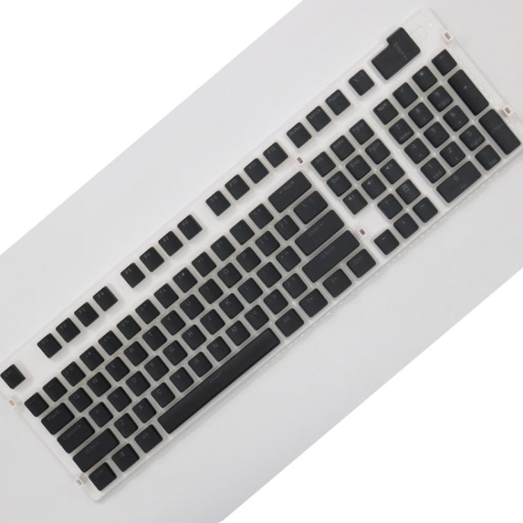 Pudding Double-layer Two-color 108-key Mechanical Translucent Keycap(Light Coffee) - Silicone / Sticker by PMC TechLife | Online Shopping South Africa | PMC TechLife | Buy Now Pay Later Mobicred