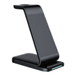 D2 3 In 1 15W Wireless Vertical Charger(Black) - Wireless Charger by PMC TechLife | Online Shopping South Africa | PMC TechLife | Buy Now Pay Later Mobicred