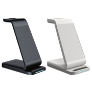 D2 3 In 1 15W Wireless Vertical Charger(Black)
