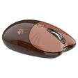 M3 3 Keys Cute Silent Laptop Wireless Mouse, Spec: Bluetooth Wireless Version (Brown) - Wireless Mice by PMC TechLife | Online Shopping South Africa | PMC TechLife | Buy Now Pay Later Mobicred