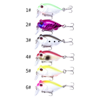 4 PCS HENGJIA CB051 4cm / 5.2g Small Fat Lure Bait(1) - Fishing Lures by HENGJIA | Online Shopping South Africa | PMC Jewellery | Buy Now Pay Later Mobicred