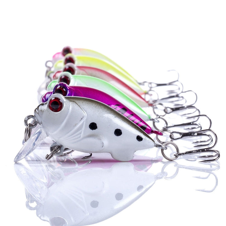 4 PCS HENGJIA CB051 4cm / 5.2g Small Fat Lure Bait(6) - Fishing Lures by HENGJIA | Online Shopping South Africa | PMC TechLife | Buy Now Pay Later Mobicred