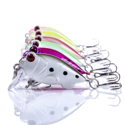 4 PCS HENGJIA CB051 4cm / 5.2g Small Fat Lure Bait(3) - Fishing Lures by HENGJIA | Online Shopping South Africa | PMC Jewellery | Buy Now Pay Later Mobicred