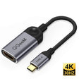QGeeM QG-UA01 USB TYPE-C To HDMI Adapter(Silver Gray) - USB HUB by QGeeM | Online Shopping South Africa | PMC TechLife | Buy Now Pay Later Mobicred