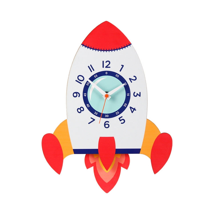 Cartoon Shake Wall Clock Children Room Decoration Wall Clock (Rocket) - Wall Clock by null | Online Shopping South Africa | PMc TechLife | Buy Now Pay Later Mobicred