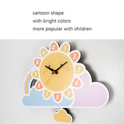 Cartoon Shake Wall Clock Children Room Decoration Wall Clock (UFO)