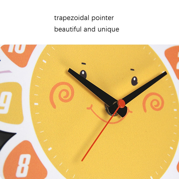 Cartoon Shake Wall Clock Children Room Decoration Wall Clock (Sun)