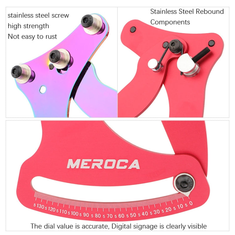 MEROCA Bicycle Ring Calibration Tool Spoke Tension Tube Wheel Set Steel Wire, Color: Red - Maintenance tools by MEROCA | Online Shopping South Africa | PMC Jewellery | Buy Now Pay Later Mobicred