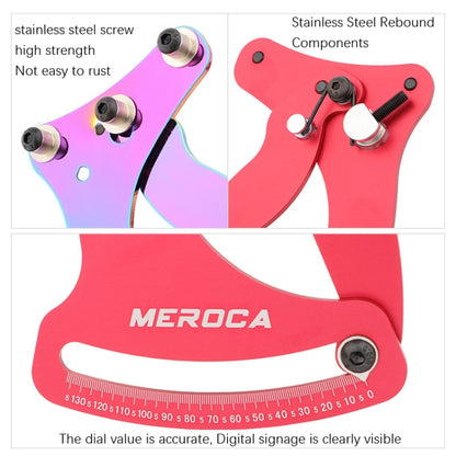 MEROCA Bicycle Ring Calibration Tool Spoke Tension Tube Wheel Set Steel Wire, Color: Colorful+Wrench - Maintenance tools by MEROCA | Online Shopping South Africa | PMC Jewellery | Buy Now Pay Later Mobicred