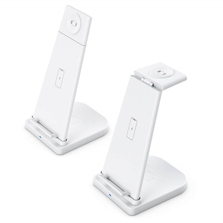 QGeeM QG-WC05 3 In 1 Portable Detachable Wireless Charger(White) - free shipping - PMC Jewellery - Order now!