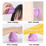 Suction Cup Type Silicone Muscle Membrane Muscle Massage Ball(Pink)