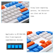 Mechanical Keyboard 108 Key PBT Keycap(Side Letter)