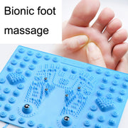 Fitness Toe Pressing Board Foot Magnetic Therapy Massage Pad(Red)