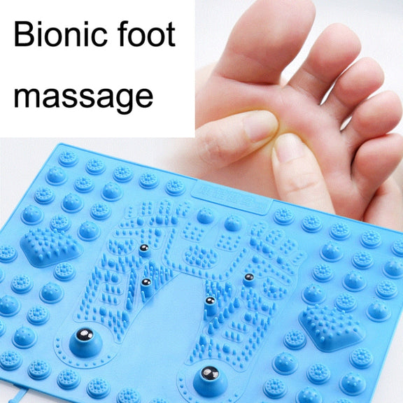 Fitness Toe Pressing Board Foot Magnetic Therapy Massage Pad(Yellow)