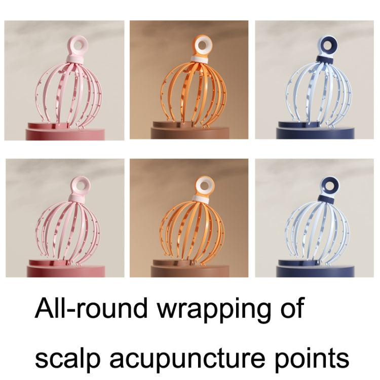 D18 Head Massager Relax Scalp Meridian Massager, Style: 18 Claw (Yellow) - free shipping - PMC TechLife - Order now!