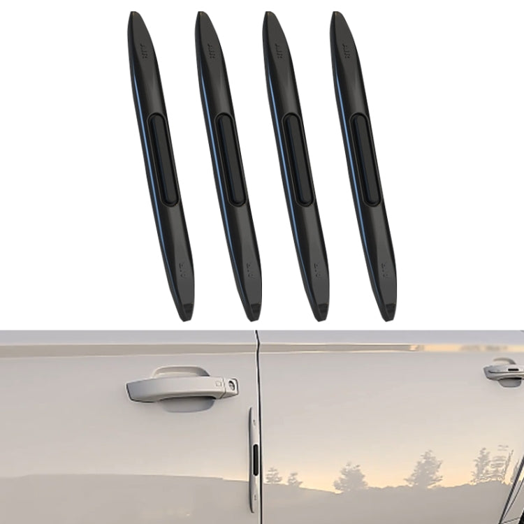 4 PCS Car Door Anti-Static Silicone Airbag Anti-Collision Strip, Colour: Black - Anti Collision Sticker by PMC TechLife | Online Shopping South Africa | PMC TechLife | Buy Now Pay Later Mobicred