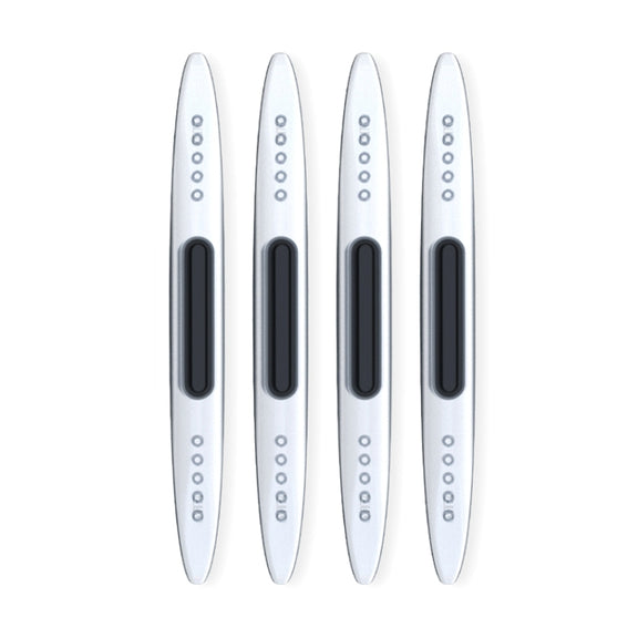 4 PCS Car Door Anti-Static Silicone Airbag Anti-Collision Strip, Colour: Black