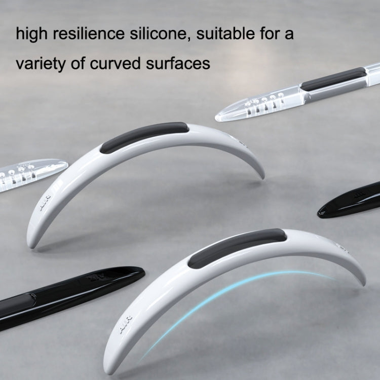 4 PCS Car Door Anti-Static Silicone Airbag Anti-Collision Strip, Colour: Black