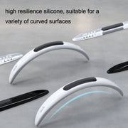 4 PCS Car Door Anti-Static Silicone Airbag Anti-Collision Strip, Colour: White