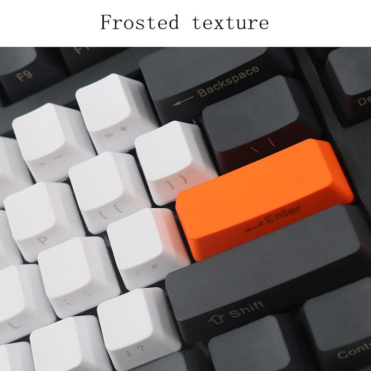 Mechanical Keyboard Laser PBT Keycap Titanium Black Front Words
