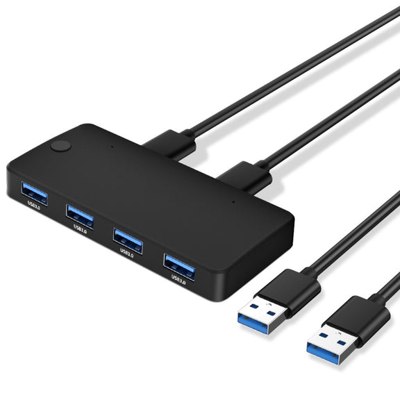 USB3.0 4 In 1 Computer Printer Sharer(4-ports)