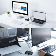 USB3.0 4 In 1 Computer Printer Sharer(4-ports)