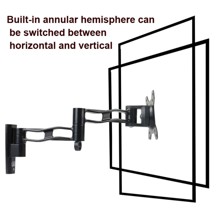 Gibbon Mounts L33 Monitor Bracket Wall Mounting Telescopic Rotating Aluminum Alloy TV Hanger
