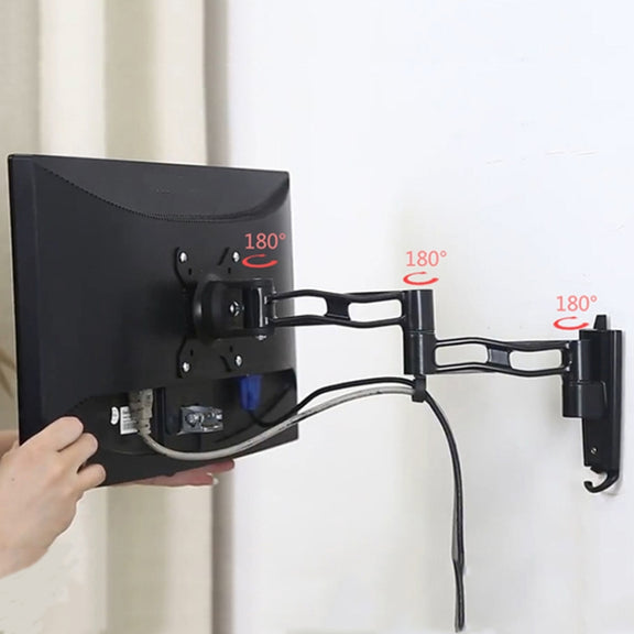 Gibbon Mounts L33 Monitor Bracket Wall Mounting Telescopic Rotating Aluminum Alloy TV Hanger