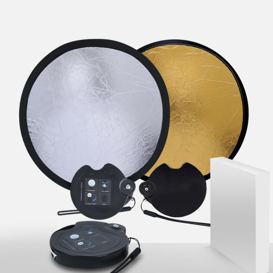 30cm Double-sided Beauty Photo Live Broadcast Fill Light Board with Storage Box(Gold + Silver) - free shipping - PMC Jewellery - Order now!