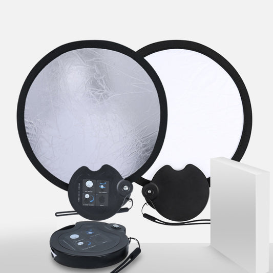 30cm Double-sided Beauty Photo Live Broadcast Fill Light Board with Storage Box(Silver White) - free shipping - PMC Jewellery - Order now!