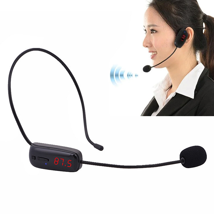 FM Microphone Wireless Headset Small Amplifier Head-Worn Microphone - Microphone by PMC Jewellery | Online Shopping South Africa | PMC Jewellery | Buy Now Pay Later Mobicred