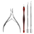 Stainless Steel Double Head Dead Skin Scissors Set, Specification: Set C - Grinding Tools & Accessories by PMC Jewellery | Online Shopping South Africa | PMC Jewellery | Buy Now Pay Later Mobicred