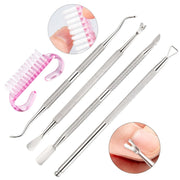 Stainless Steel Double Head Dead Skin Scissors Set, Specification: Set C