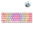 ZIYOU LANG T8 68 Keys RGB Luminous Gaming Mechanical Keyboard, Cable Length:1.6m(Pink Green Shaft) - Wired Keyboard by ZIYOU LANG | Online Shopping South Africa | PMC TechLife | Buy Now Pay Later Mobicred