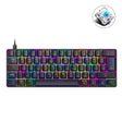 ZIYOU LANG T60 62-Key RGB Luminous Mechanical Wired Keyboard, Cable Length:1.5m(Black Green Shaft) - free shipping - PMC TechLife - Order now!