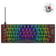 ZIYOU LANG T60 62-Key RGB Luminous Mechanical Wired Keyboard, Cable Length:1.5m(Black Tea Shaft) - Wired Keyboard by ZIYOU LANG | Online Shopping South Africa | PMC TechLife | Buy Now Pay Later Mobicred
