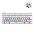 ZIYOU LANG T60 62-Key RGB Luminous Mechanical Wired Keyboard, Cable Length:1.5m(White Green Shaft) - free shipping - PMC TechLife - Order now!