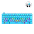 ZIYOU LANG T60 62-Key RGB Luminous Mechanical Wired Keyboard, Cable Length:1.5m(Blue Green Shaft) - free shipping - PMC TechLife - Order now!