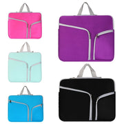 T228 Diving Material Computer Bag Multi-pocket Laptop Liner Bag, Size: 17 Inch(Purple)