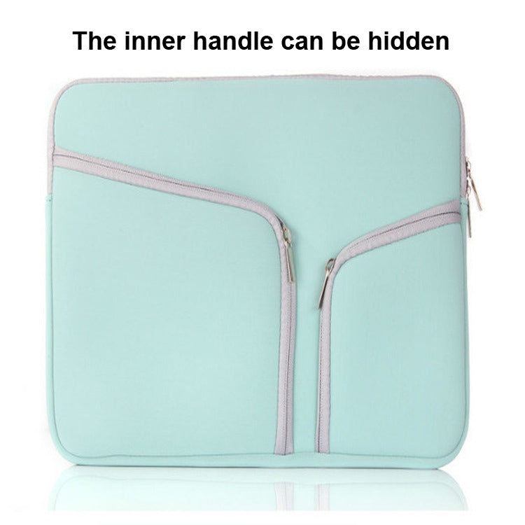 T228 Diving Material Computer Bag Multi-pocket Laptop Liner Bag, Size: 17 Inch(Rose)
