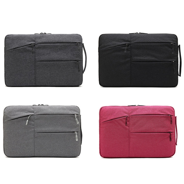 Zipper Type Polyester Business Laptop Liner Bag, Size: 11.6 Inch(Black)