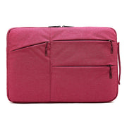 Zipper Type Polyester Business Laptop Liner Bag, Size: 13.3 Inch(Rose Red)