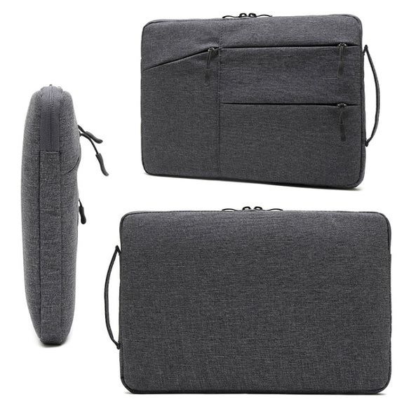 Zipper Type Polyester Business Laptop Liner Bag, Size: 13.3 Inch(Black)