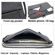 Zipper Type Polyester Business Laptop Liner Bag, Size: 13.3 Inch(Black)