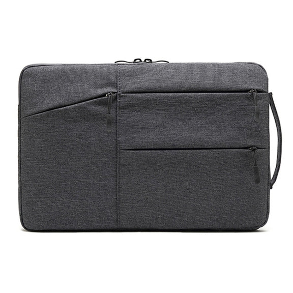 Zipper Type Polyester Business Laptop Liner Bag, Size: 15.6 Inch(Dark Gray)
