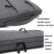 Zipper Type Polyester Business Laptop Liner Bag, Size: 15.6 Inch(Dark Gray)