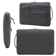 Zipper Type Polyester Business Laptop Liner Bag, Size: 14 Inch(Black)