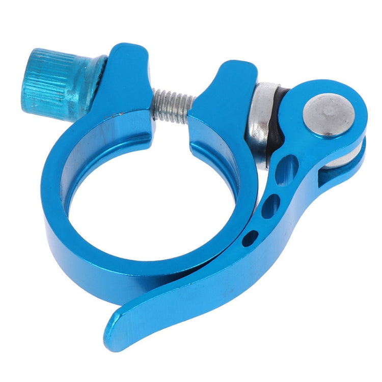 5 PCS Bicycle Accessories Quick Release Clip Road Bike Seatpost Clamp, Size: 28.6mm(Blue) - Pipe clamps by PMc TechLife | Online Shopping South Africa | PMc TechLife | Buy Now Pay Later Mobicred